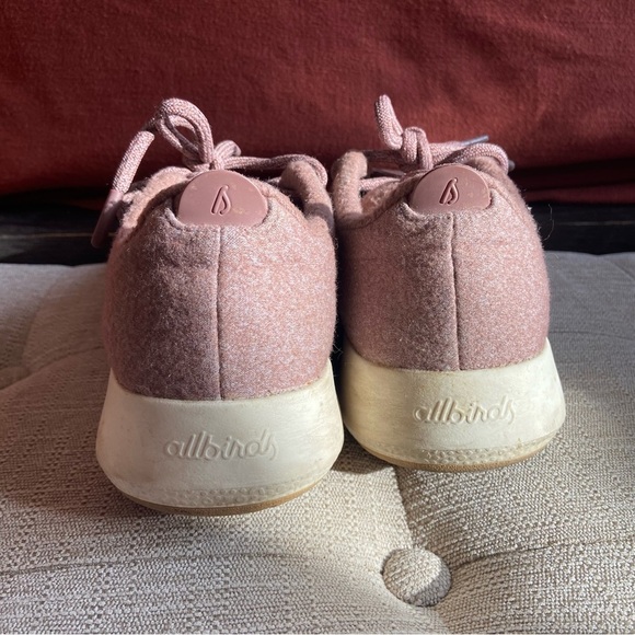 ALLBIRDS | Women's Size 8 Mauve Pink Merino Wool Runner Mizzles Sneakers Lace Up - Picture 5 of 5